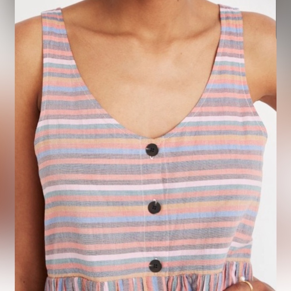 MADEWELL SUNDRESS Sleeveless Button front NWT sz XL - Picture 2 of 7